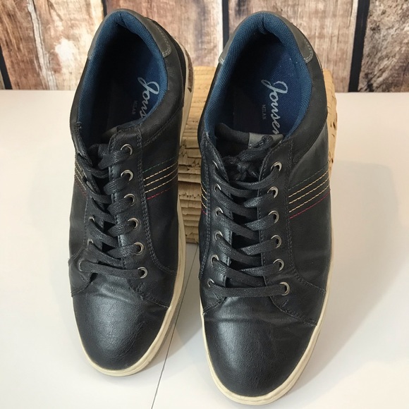 Jousen Men’s Leather Retro Oxford Sneaker 12 - Picture 1 of 7